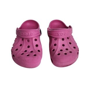 Crocs Shoes Pink Kids Size 6 7